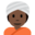 person wearing turban, dark skin tone